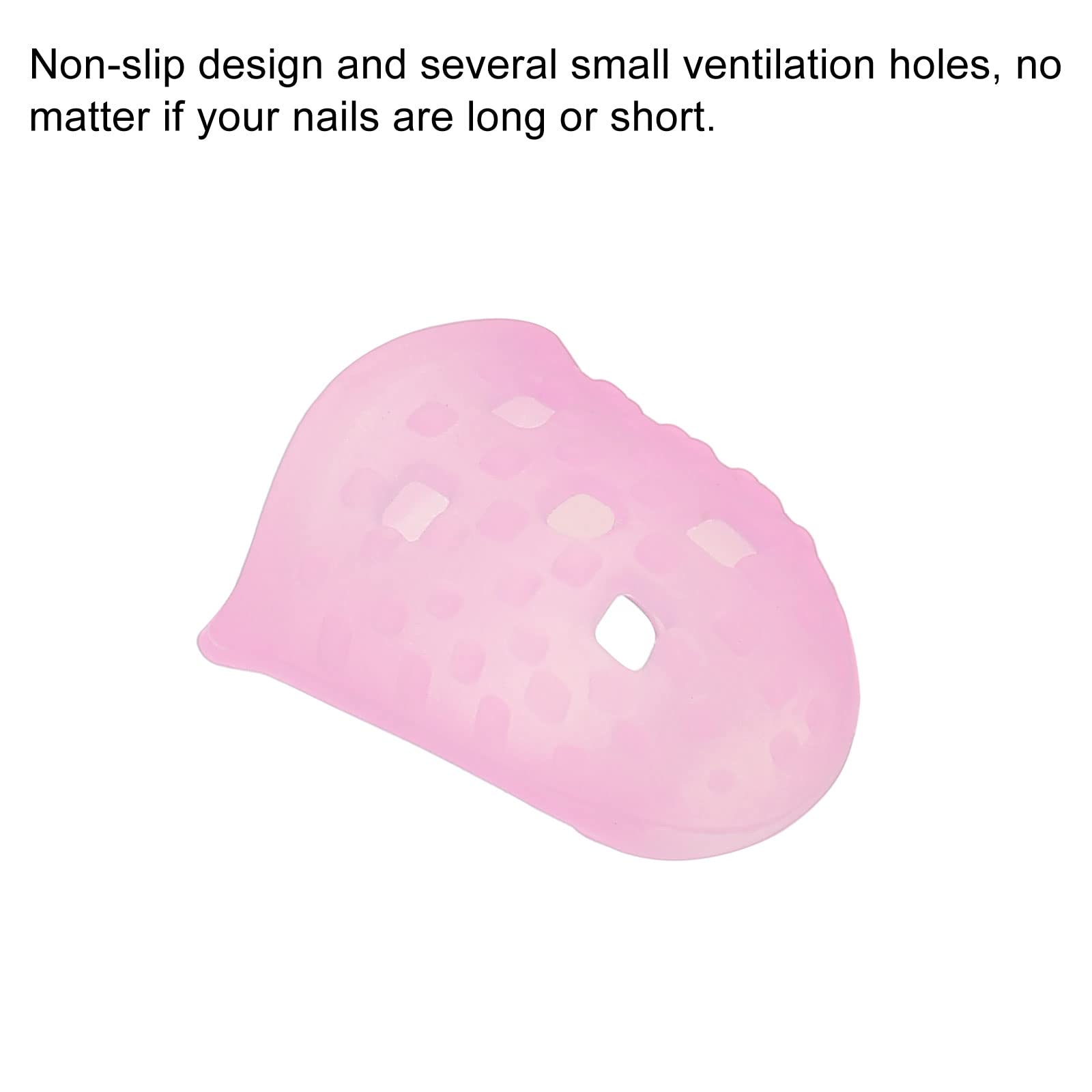 PATIKIL Finger Tips Anti Slip Fingertip Protector, 20 Pack 28mm Silicone Finger Guard for Paper Sorting Sewing Guitar Playing, P